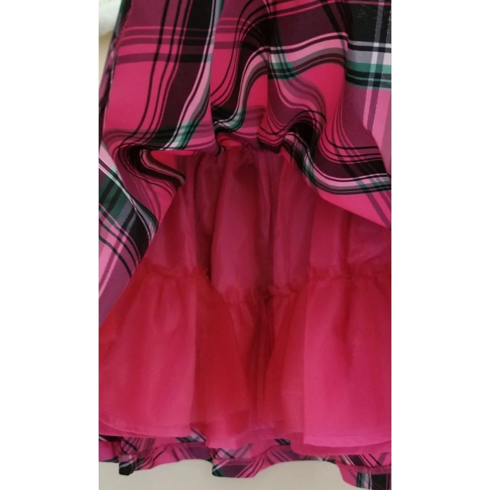 OSHKOSH B'gosh Sleeveless 2-Layer Skirt Button Closure Dress Girl's Sz 2T (NEW)